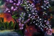 flowers in the window watercolour