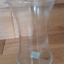 Clear glass flared vase Image 4