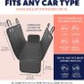 4-in-1 Pet Car Seat Cover with Mesh Window waterproof, Durable and Travel-Ready Image 2