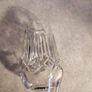 Vintage Small BOHEMIA Glass Vase, Cut Glass Vase, 1950s Image 8