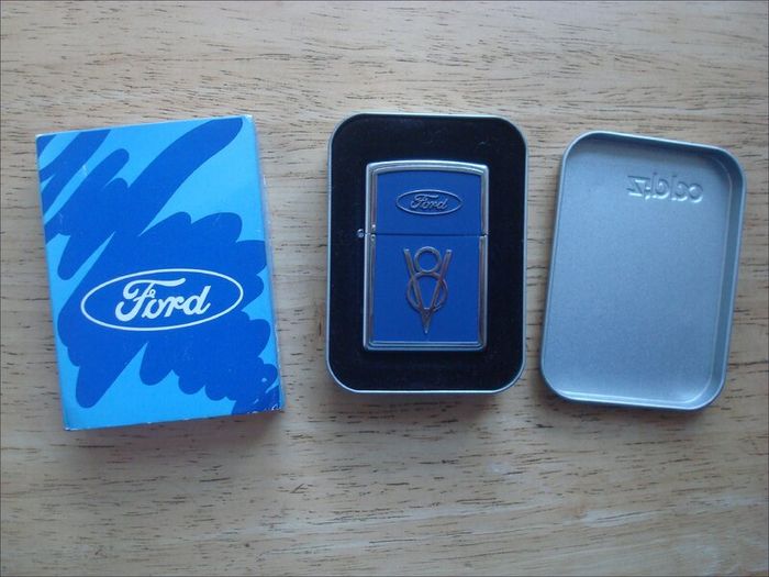 Ford V8 Emblem Zippo Lighter - NEW -