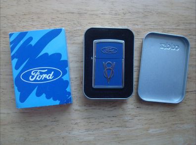 Ford V8 Emblem Zippo Lighter - NEW -
