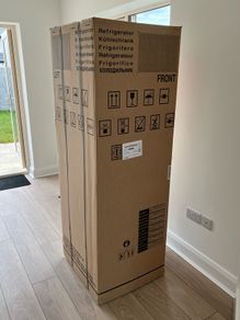 Brand New NordMende 54cm Freestanding 170cm Low Frost Fridge Freezer - White | RFF60405WH