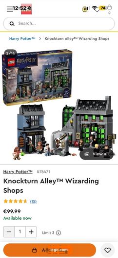 Marvel & Harry Potter Lego sets