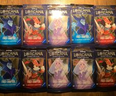 Disney Lorcana TCG The First Chapter CM1 First Print Booster Pack New Sealed