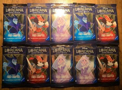 Disney Lorcana TCG The First Chapter CM1 First Print Booster Pack New Sealed
