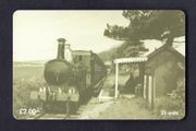 1998 Isle of Man UK2/ 21 units Steam Locomotive No. 4 at Ballabeg Station (Siemens - S30 (Module 34)) Phone Card
