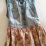 George Denim + Floral Dress - Size 8 Image 3