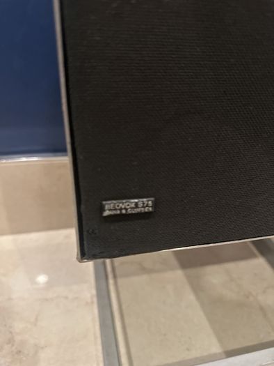 Beovox S75 speakers with stands