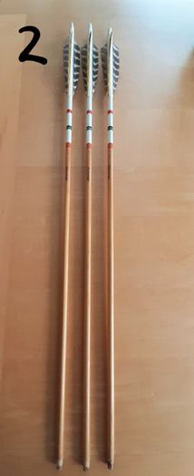 Vintage quiver with arrows