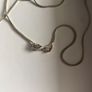 rose quartz stone in silver pendent Image 10