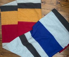 Zara oversized colour block scarf