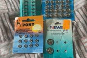 Snap fasteners &amp; hook and eye sewing items