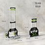 Foldable Hand Truck Aluminum Dolly with Telescopic Handle Height Adjustable to 100 cm Image 2