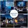 No Wrinkles 100 Inch Projector Screen - Super Stable with Dual Tripods, Strong Stands, Portable Design for Indoor/Outdoor, 16:9, 4K Image 6