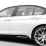 Side Skirt Stickers Gloss black For BMW F10 F11 F01 F02 G30 5 series M Performance Image 3