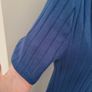 royal blue v neck dress Image 2
