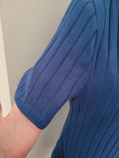 royal blue v neck dress