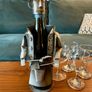 Barbeque Chef Quirky Metal Wine Bottle Holder Image 6