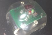 RJ-11 surge protector with LEDs and reset