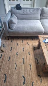 Nordic Knots Jute Rug Hand knotted flatweave design