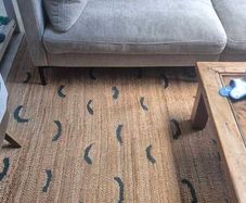 Nordic Knots Jute Rug Hand knotted flatweave design