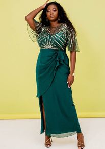 Virgos Lounge Embellished Donatella Wedding Occasion Dress