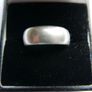 Vintage Sterling Silver  Band Ring 5g size O1/2 Image 5