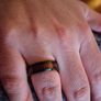 Mens Wedding band ring Image 2