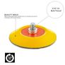 GLASS POLISH 12711 Dual Action Backing Pad with with Hook & Loop, DA Polisher & Sander Pad | 5/16"-24 |  75 mm Image 2