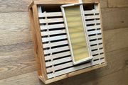 Cedar National Beehive Super Box with 12 built frames