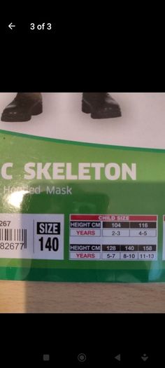 costume-Toxic skeleton