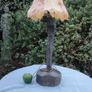 Large Bohemian crafted wooden lamp Image 2