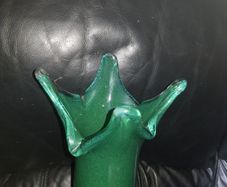 Seguso style pulled finger vase
