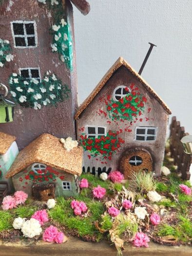 handcrafted wooden houses!