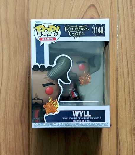 Funko Pop 1148 Baldur's Gate III 3 Wyll Dungeons & Dragons and DnD Wizards Of The Coast TSR D&D