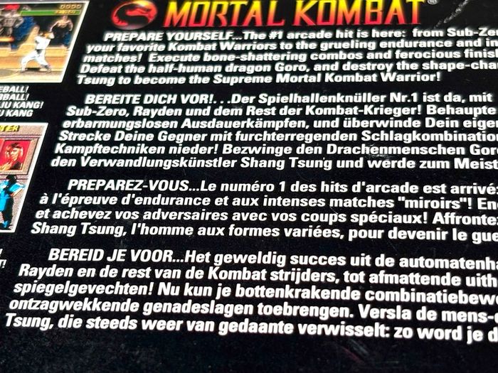 SNES Mortal Kombat - Boxed