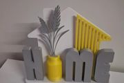 Brand New 3D Printed "HOME" Table Sign / Modern Decor