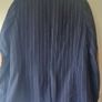 Navy Pinstripe Wool Blazer Image 4