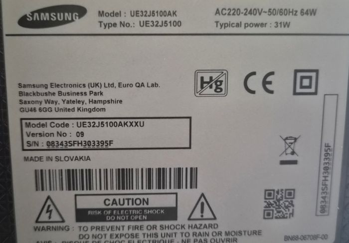 Samsung 32" TV