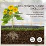 3 Tier Garden Planters with Trellis for Vine Climbing, Wooden Raised Beds, 95x95x110cm, Natural Tone Image 6