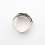 Vintage Brutalist 925 Sterling Silver Ring Image 6