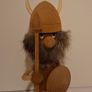 Rare Wooden Viking Warrior (Made in Denmark) Image 5
