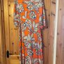 Fee G Faye orange dress sz 12 brand new Image 2