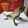 Vintage brass  Lizard Image 5