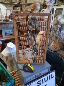 Vintage Large Wooden Abacus