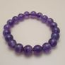 Top Quality Amethyst Round Beads Bracelet Image 5