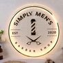 Backlit Round LED Logo Sign - Custom Illuminated Acrylic Wall Sign Image 6
