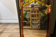 Painted Glass Mirror
