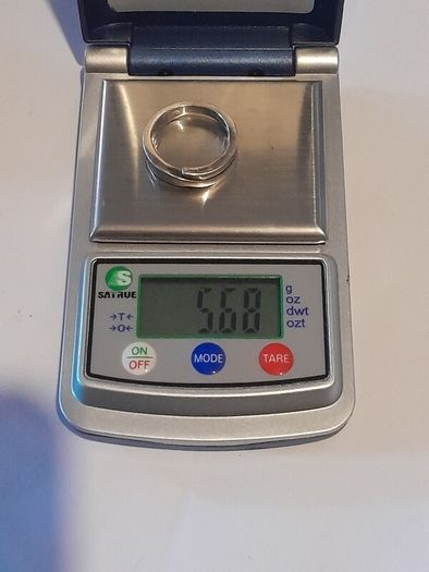 Heavy Fossil sterling silver ring